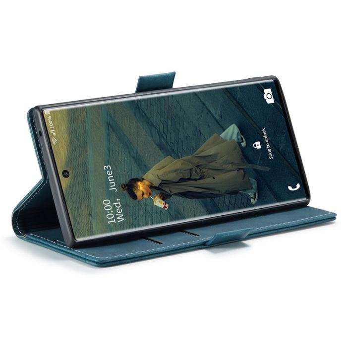 Caseme - CASEME 013 Series Läderfodral för Samsung Galaxy Note20 Ultra - Grön
