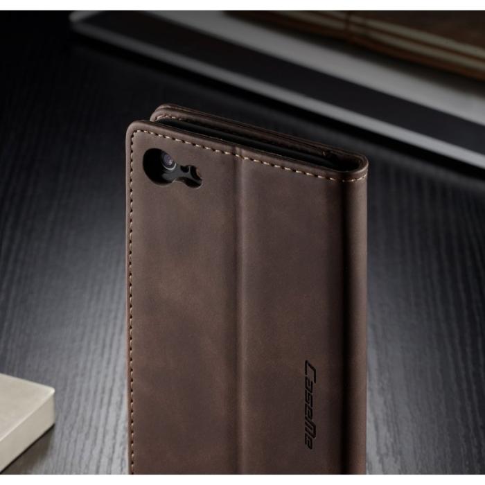 Caseme - CASEME 013 Series Plånboksfodral i PU-läder för iPhone 6s - Kaffe