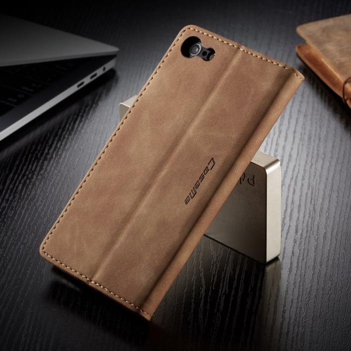 Caseme - CASEME 013 Series Plånboksfodral i PU-läder för iPhone 6s - Khaki