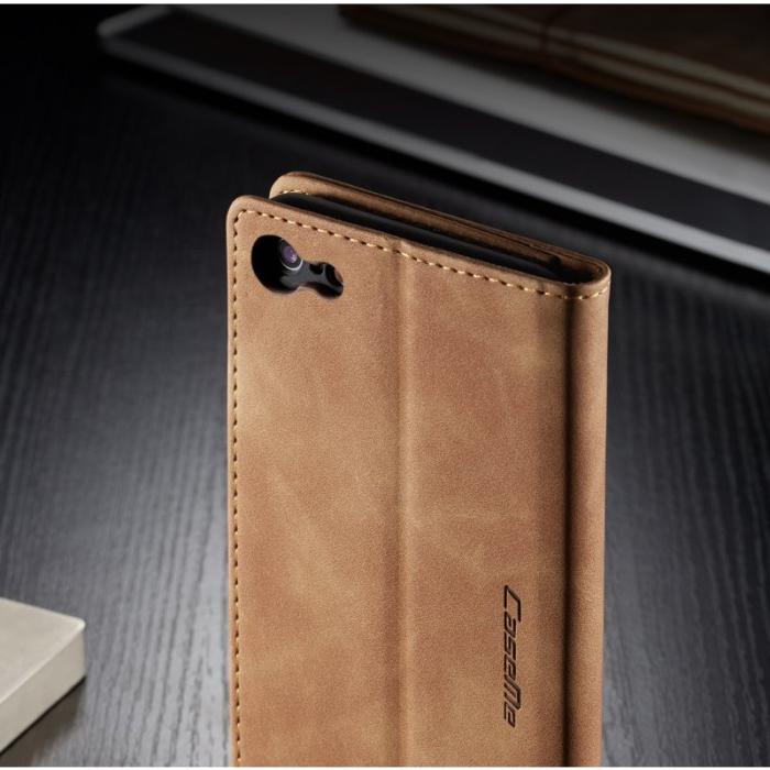 Caseme - CASEME 013 Series Plånboksfodral i PU-läder för iPhone 6s - Khaki