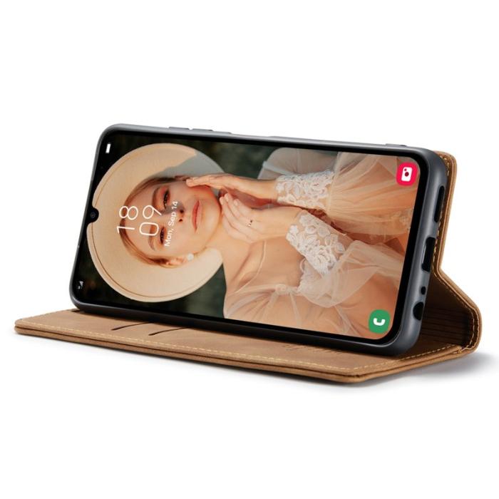 Caseme - CASEME 013 Series Samsung Galaxy A15 5G Fodral - Brun