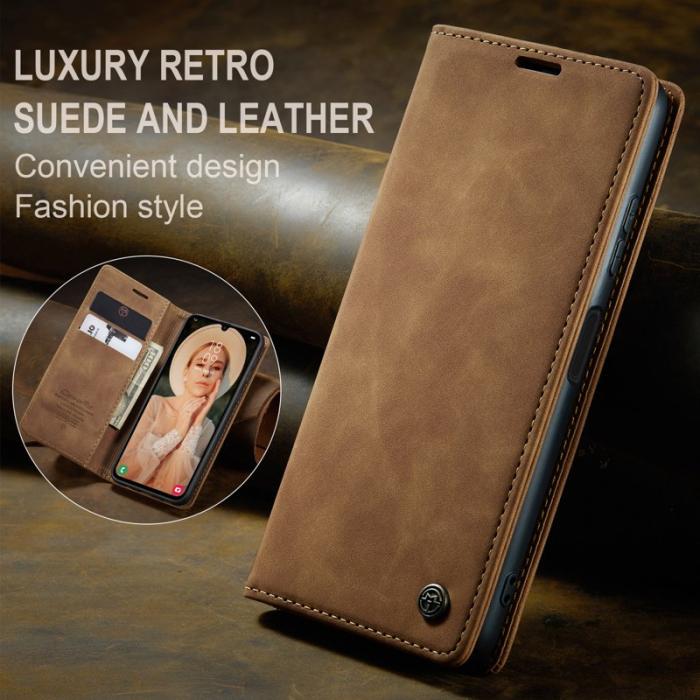 Caseme - CASEME 013 Series Samsung Galaxy A15 5G Fodral - Brun