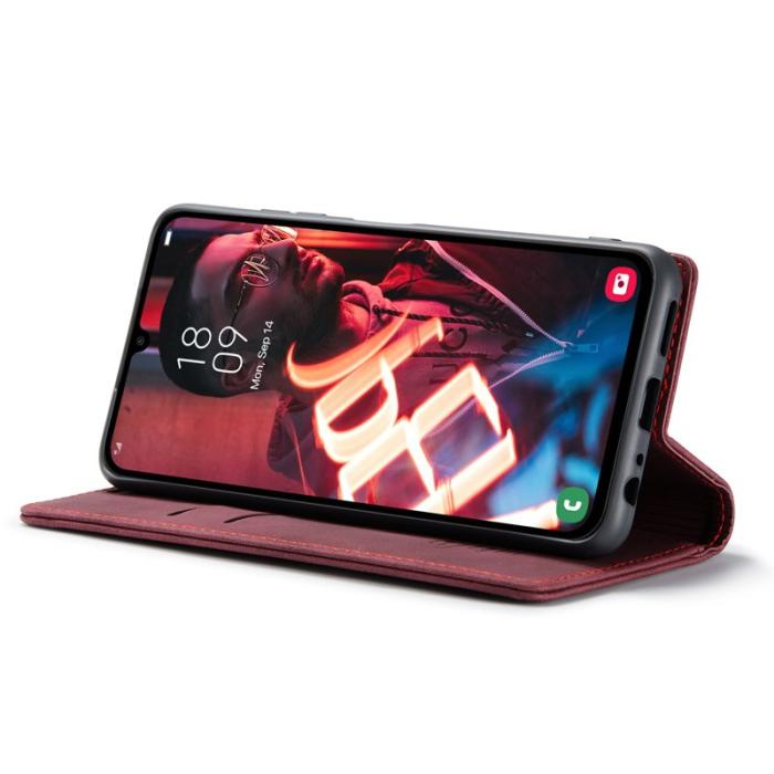 Caseme - CASEME 013 Series Samsung Galaxy A15 5G Fodral Flip Röd