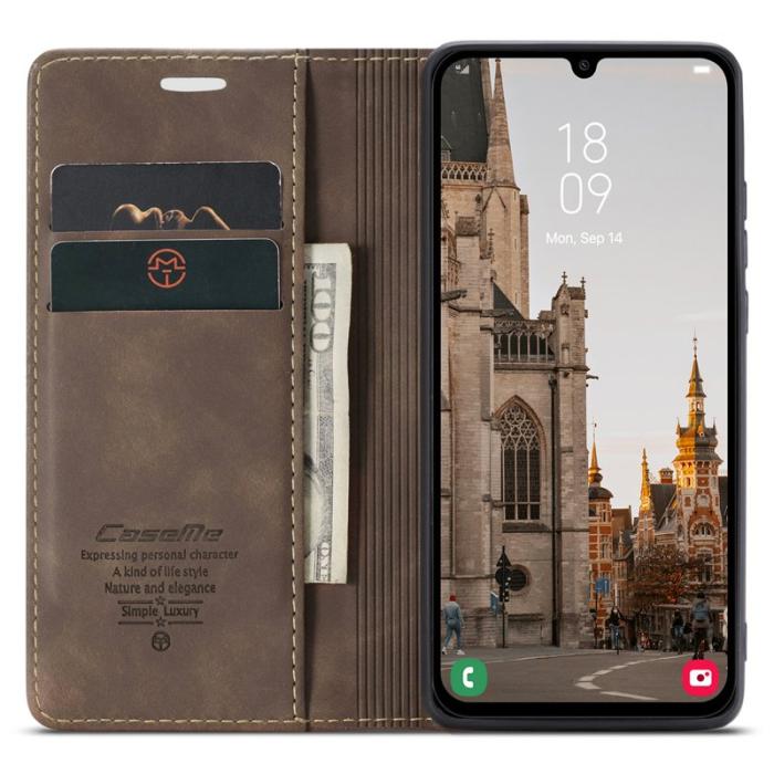 Caseme - CASEME 013 Series Samsung Galaxy A15 5G Fodral - Kaffe