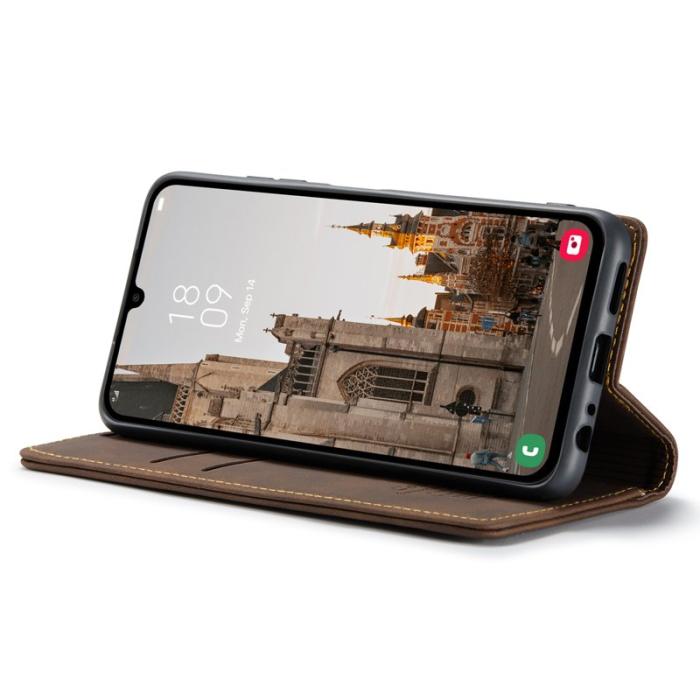 Caseme - CASEME 013 Series Samsung Galaxy A15 5G Fodral - Kaffe