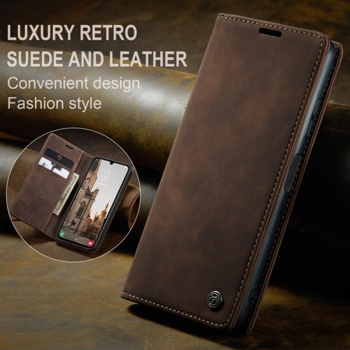 Caseme - CASEME 013 Series Samsung Galaxy A15 5G Fodral - Kaffe