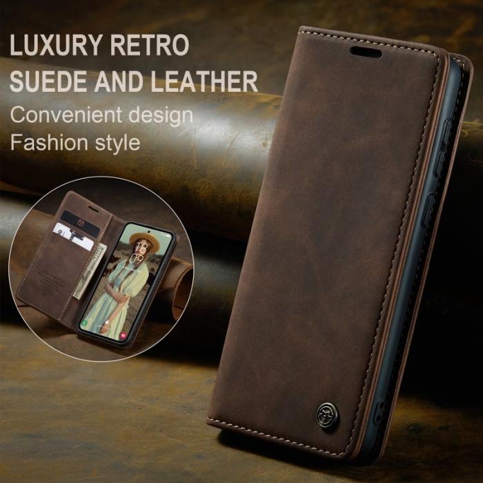 Caseme - CASEME 013 Series Samsung Galaxy A35 5G Skal Magnetisk Kaffe