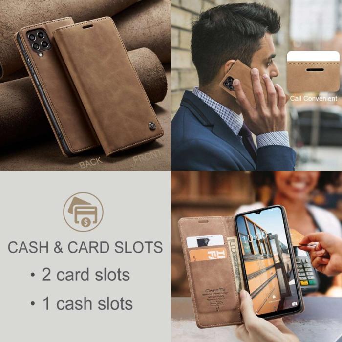 Caseme - CASEME 013 Series Samsung Galaxy M53 5G Fodral Brun