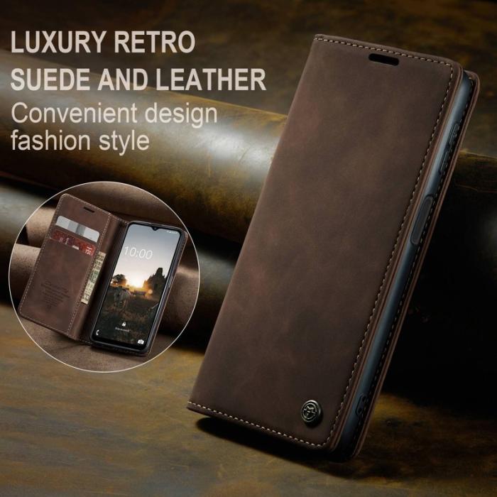 Caseme - CASEME 013 Series Samsung Galaxy M53 5G Fodral Kaffe