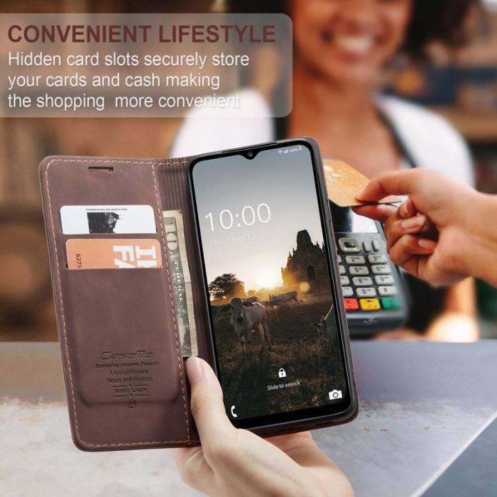 Caseme - CASEME 013 Series Samsung Galaxy M53 5G Fodral Kaffe