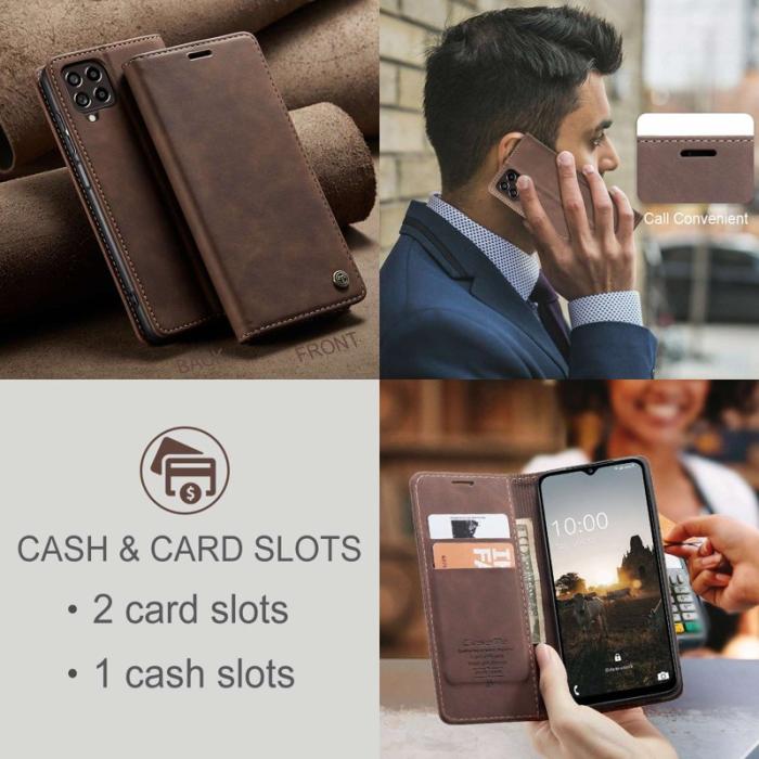 Caseme - CASEME 013 Series Samsung Galaxy M53 5G Fodral Kaffe