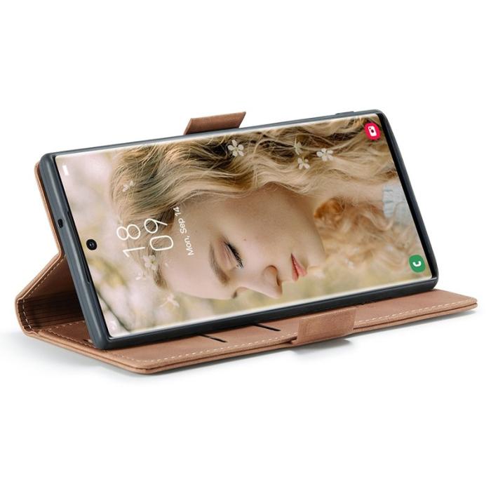 Caseme - CASEME 013 Series Samsung Galaxy S22 Ultra Fodral Brun