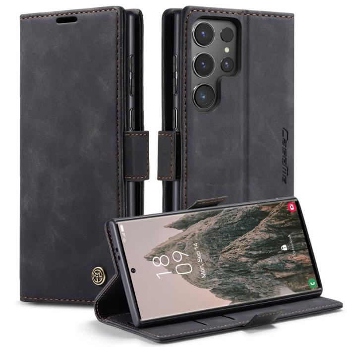 Caseme - CASEME 013 Series Samsung Galaxy S24 Ultra Skal - Svart