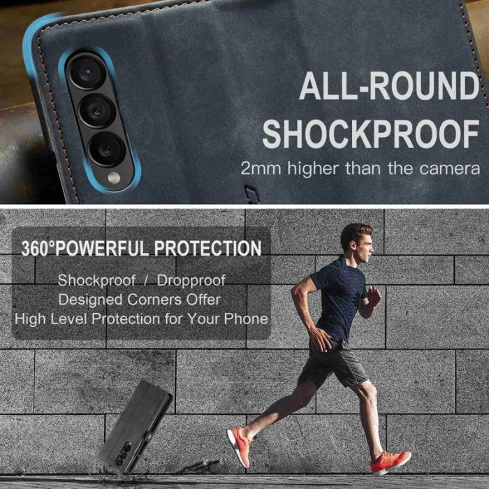 Caseme - CASEME 013 Series Samsung Galaxy Z Fold4 5G Fodral Svart