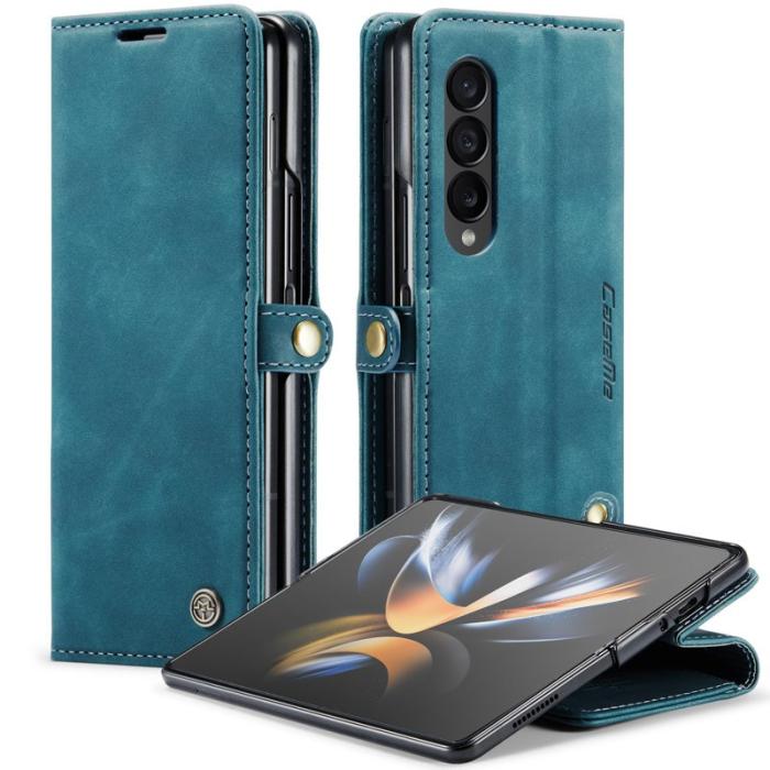 Caseme - CASEME 013 Series Samsung Galaxy Z Fold4 Fodral Blå