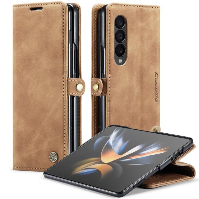 Caseme - CASEME 013 Series Samsung Galaxy Z Fold4 Fodral - Brun