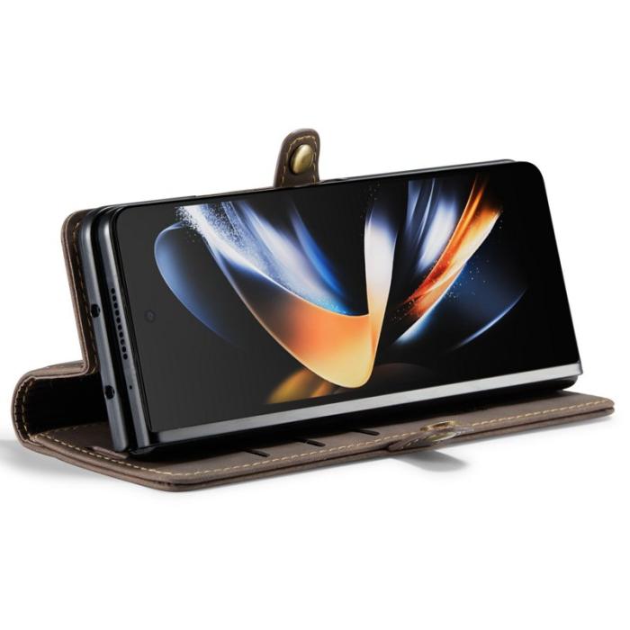Caseme - CASEME 013 Series Samsung Galaxy Z Fold4 Fodral - Kaffe