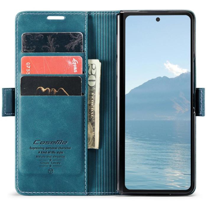 Caseme - CASEME 013 Series Samsung Galaxy Z Fold6 Ställskydd Blå