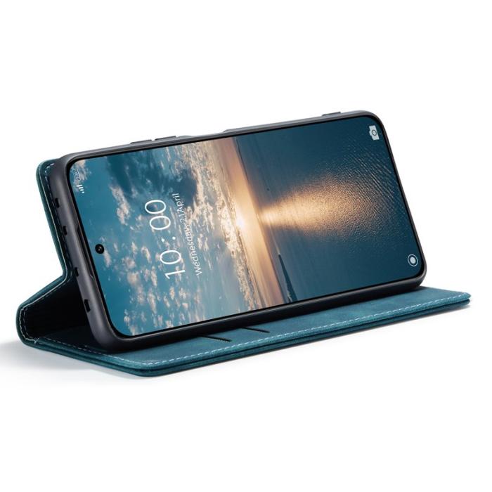 Caseme - CASEME 013 Series Xiaomi 13 5G PU Läder Fodral Blå