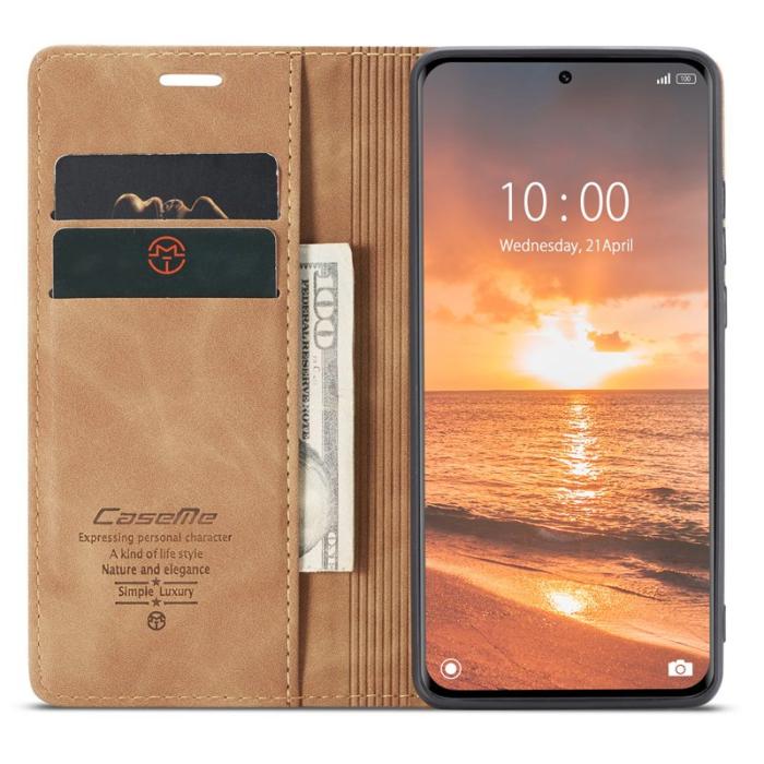 Caseme - CASEME 013 Series Xiaomi 13 Pro 5G Fodral Läderbrun