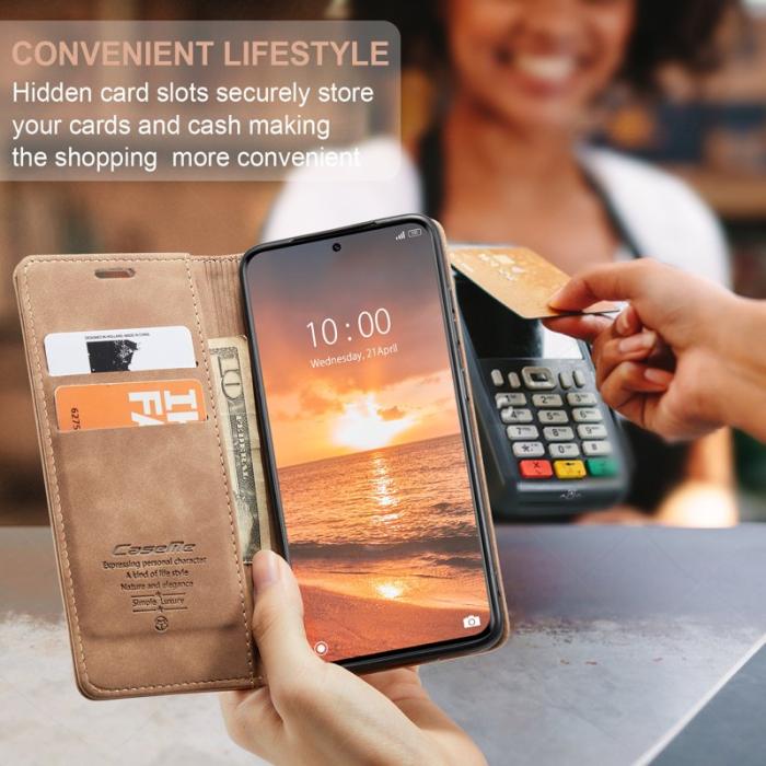 Caseme - CASEME 013 Series Xiaomi 13 Pro 5G Fodral Läderbrun