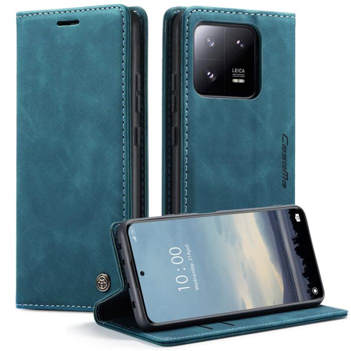 Caseme - CASEME 013 Series Xiaomi 13 Pro 5G Plånboksfodral Blå