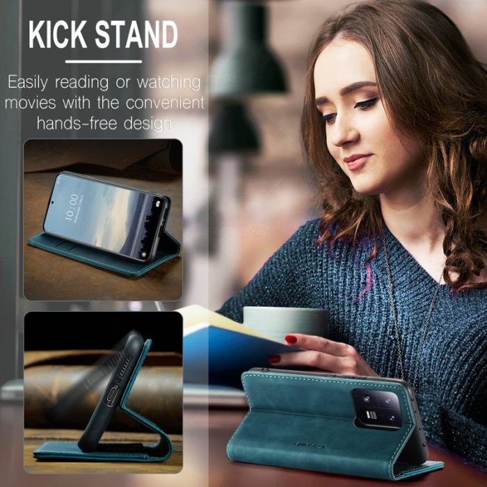 Caseme - CASEME 013 Series Xiaomi 13 Pro 5G Plånboksfodral Blå