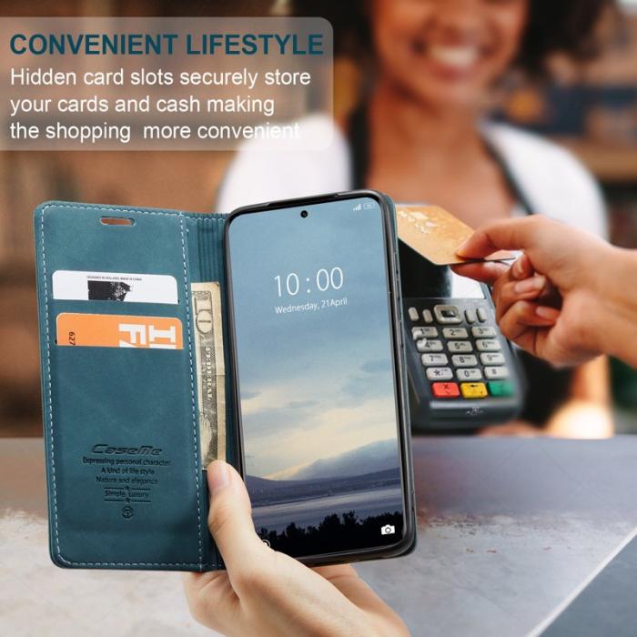 Caseme - CASEME 013 Series Xiaomi 13 Pro 5G Plånboksfodral Blå