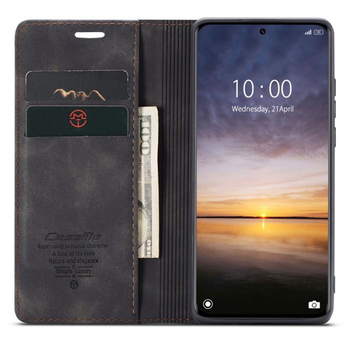 Caseme - CASEME 013 Series Xiaomi 13 Pro 5G Plånboksfodral Svart