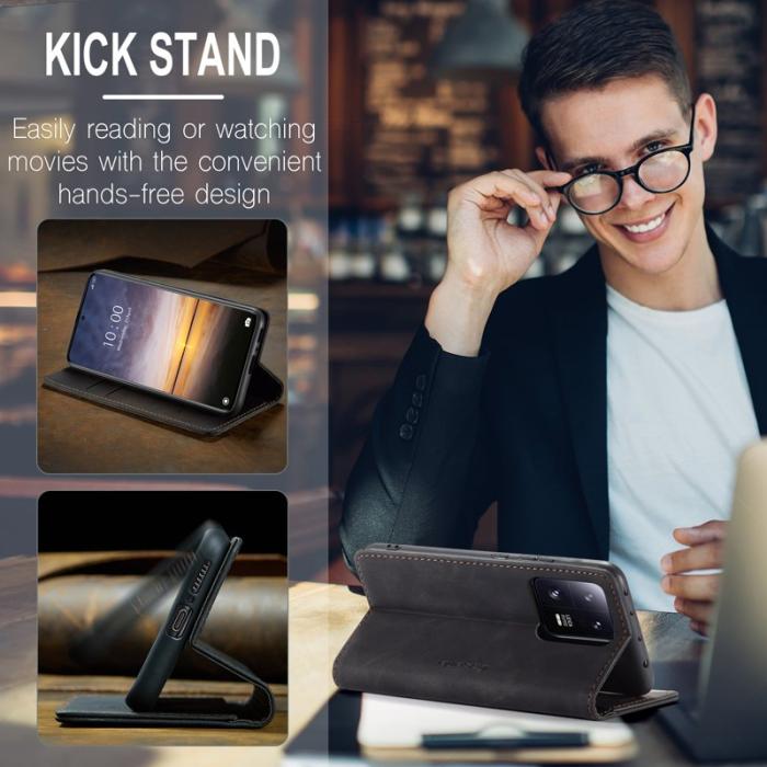 Caseme - CASEME 013 Series Xiaomi 13 Pro 5G Plånboksfodral Svart