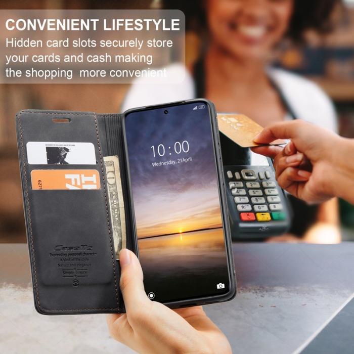 Caseme - CASEME 013 Series Xiaomi 13 Pro 5G Plånboksfodral Svart