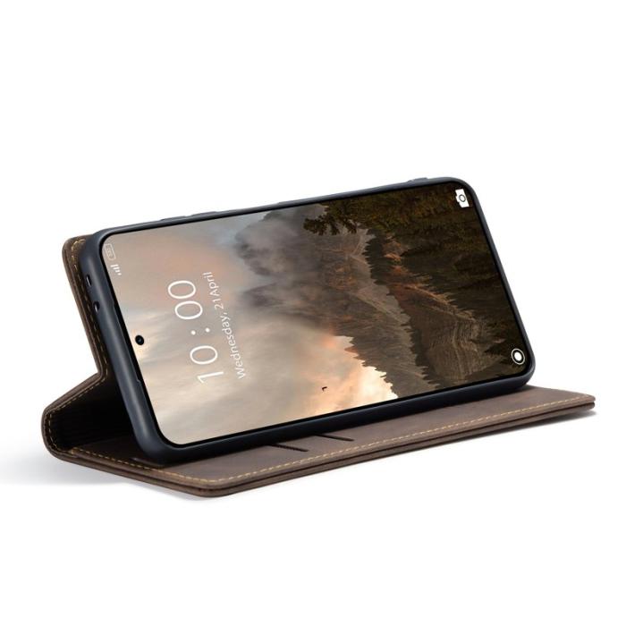 Caseme - CASEME 013 Series Xiaomi 14T Pro Skal med Kortfack - Kaffe