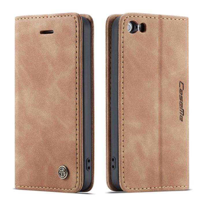 Caseme - CASEME 013 Skal för iPhone 5s/SE (1:a gen) Läder - Brun