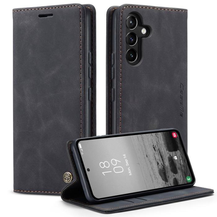 Caseme - CASEME 013 Mobilskal för Samsung Galaxy A54 5G KonstLäder Svart