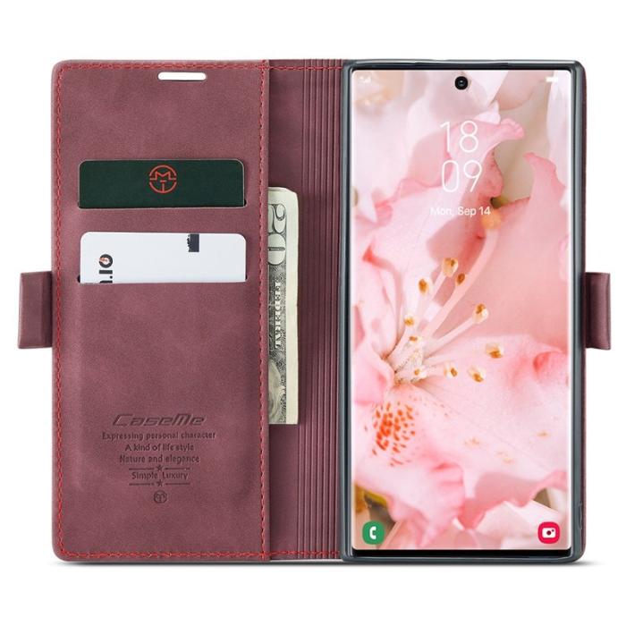 Caseme - CASEME 013 Skal för Samsung Galaxy S22 Ultra 5G Röd