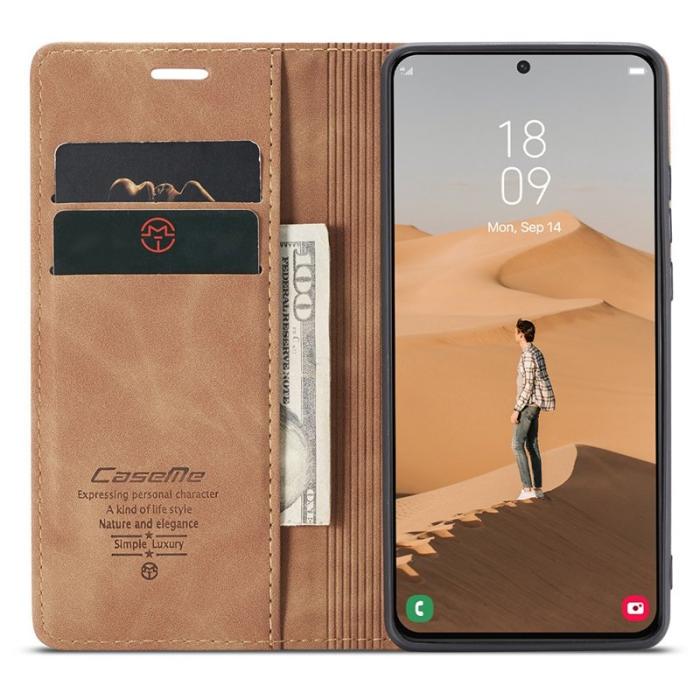 Caseme - CASEME 013 TPU Fodral till Samsung Galaxy S22+ 5G - Brun
