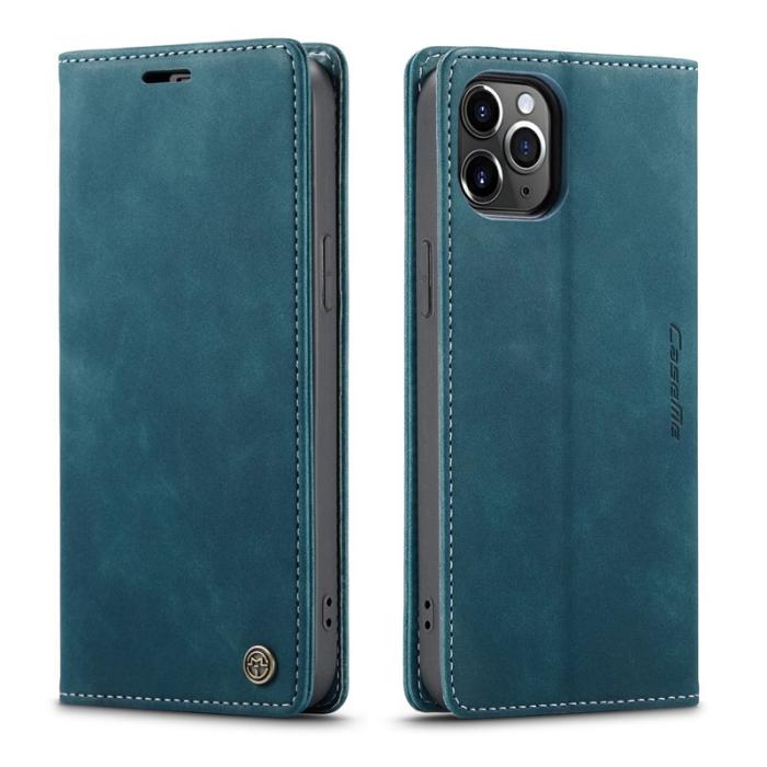Caseme - CASEME 013 Wallet Auto-absorbed Leather Flip Case iPhone 12 Pro Max Grön