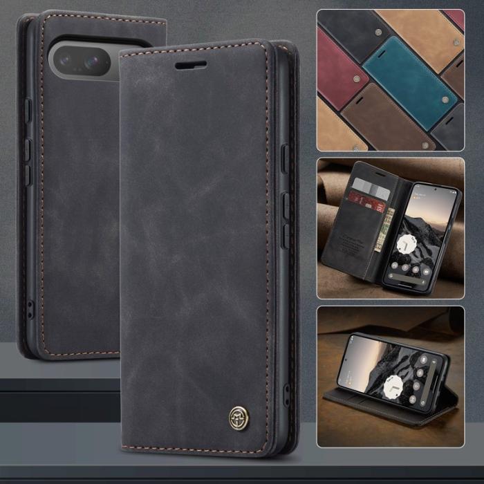 Caseme - CASEME 013 Wallet Case för Google Pixel 10 Pro/10/9 Pro/9 - Svart