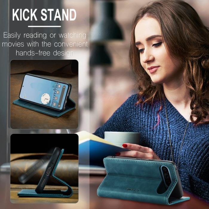 Caseme - CASEME 013 Wallet Case för Google Pixel 10 Pro XL - Blå