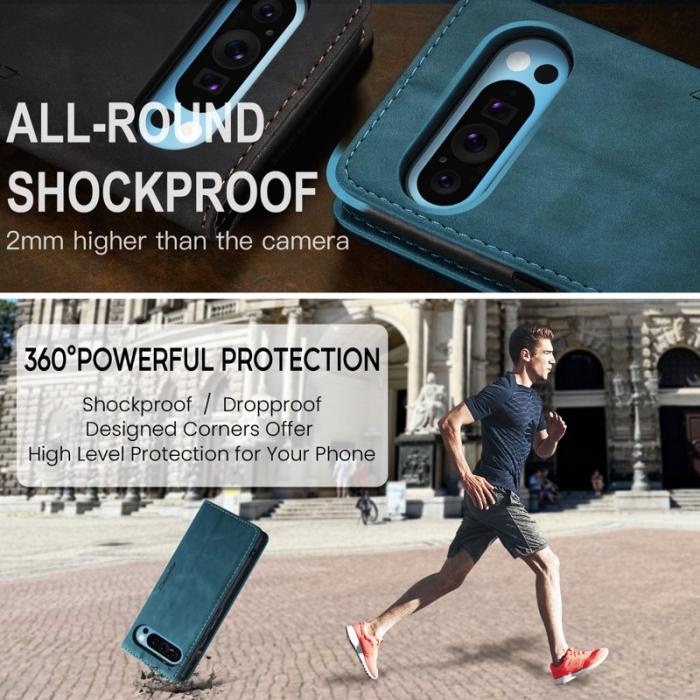 Caseme - CASEME 013 Wallet Case för Google Pixel 10 Pro XL - Blå