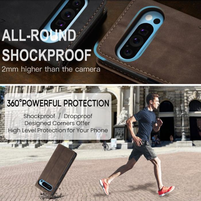 Caseme - CASEME 013 Wallet Case för Google Pixel 10 Pro XL - Kaffe