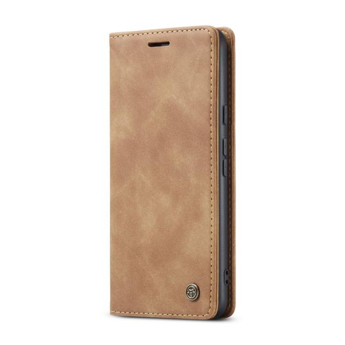 Caseme - CASEME 013 Wallet Case för Google Pixel 9a - PU Läder - Brun