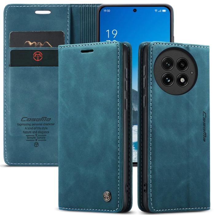 Caseme - CASEME 013 Wallet Case för OnePlus 13 i PU-läder - Blå