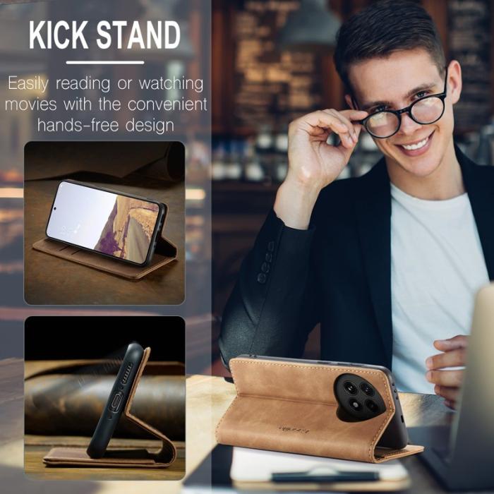 Caseme - CASEME 013 Wallet Case för OnePlus 13 i PU-läder - Brun