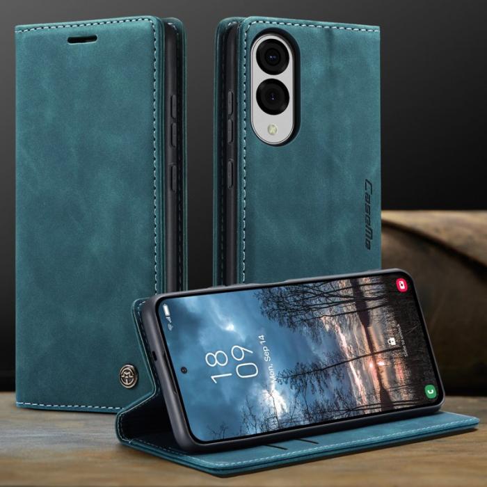 Caseme - CASEME 013 Wallet Case för Samsung Galaxy S25 Edge - Blå