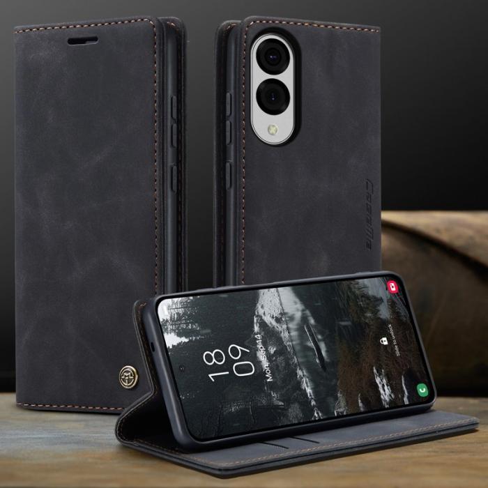 Caseme - CASEME 013 Wallet Case för Samsung Galaxy S25 Edge - Svart