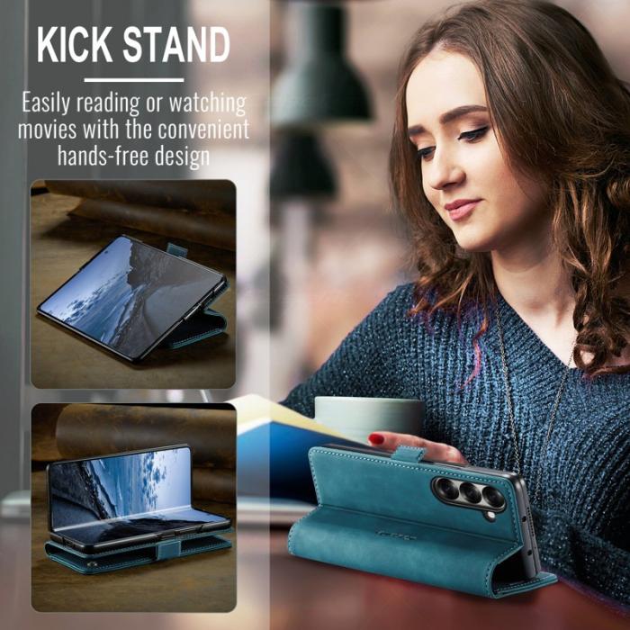 Caseme - CASEME 013 Wallet Case för Samsung Galaxy Z Fold7 5G - Blå