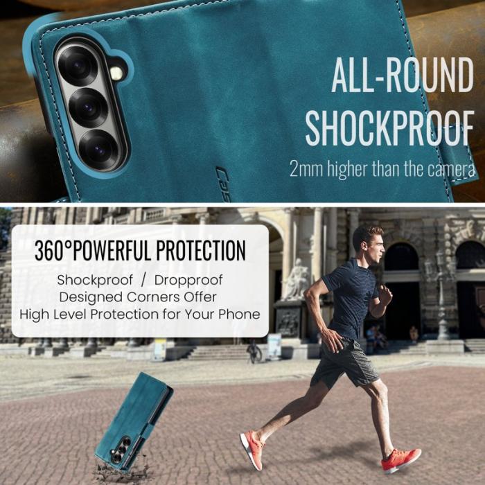 Caseme - CASEME 013 Wallet Case för Samsung Galaxy Z Fold7 5G - Blå