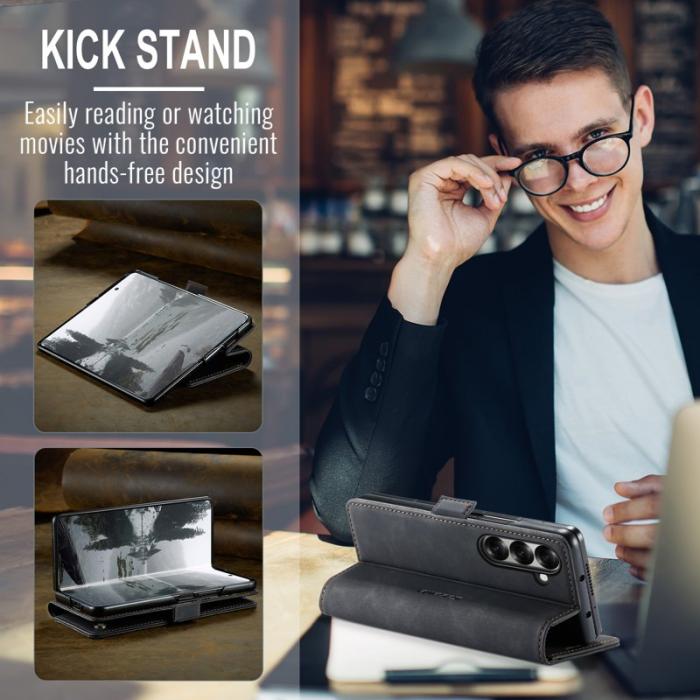 Caseme - CASEME 013 Wallet Case för Samsung Galaxy Z Fold7 5G - Svart