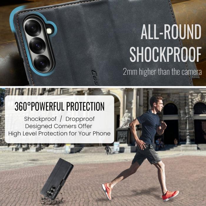 Caseme - CASEME 013 Wallet Case för Samsung Galaxy Z Fold7 5G - Svart